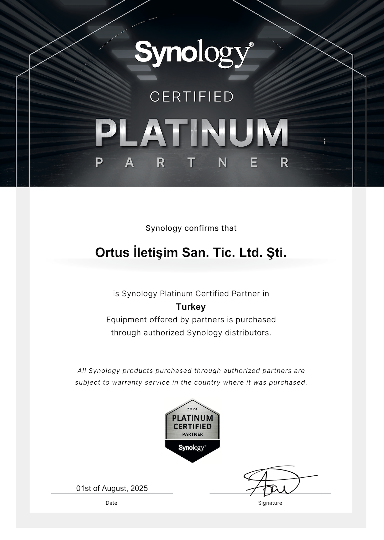 synology platinum partner