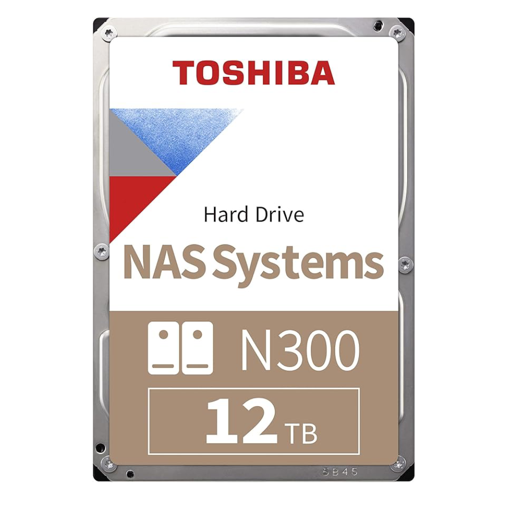 Toshiba N300 12TB 3.5'' 7200Rpm HDWG51CUZSVA NAS HDD
