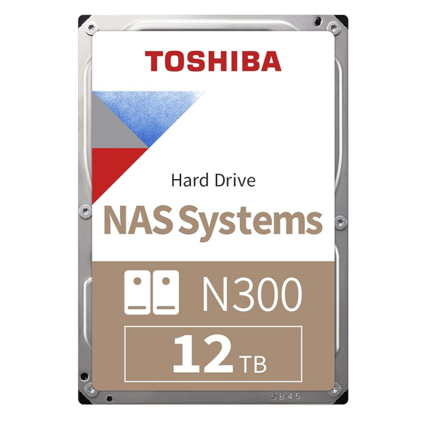 Toshiba N300 12TB 3.5'' 7200Rpm HDWG51CUZSVA NAS HDD