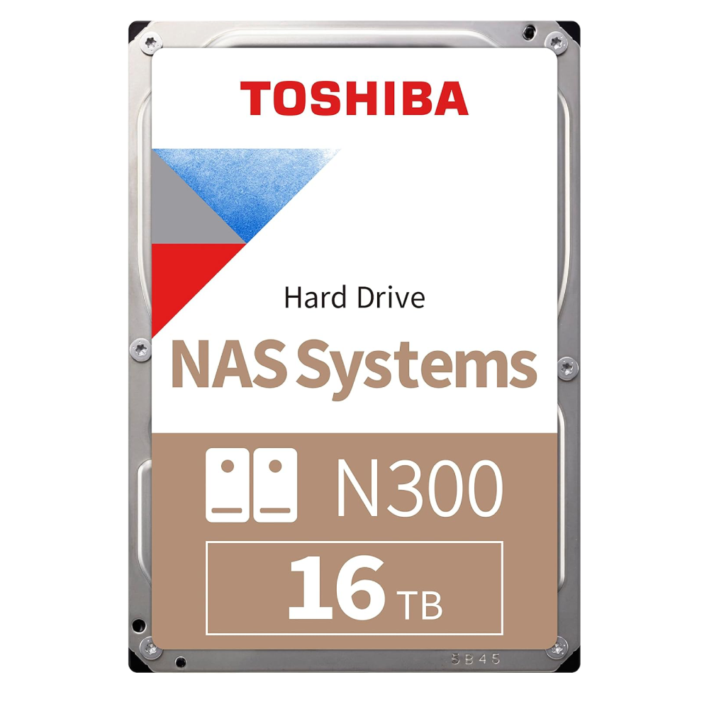 Toshiba N300 16TB 3.5'' 7200Rpm NAS HDD