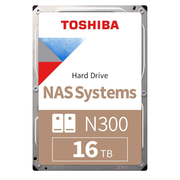 Toshiba N300 16TB 3.5'' 7200Rpm NAS HDD