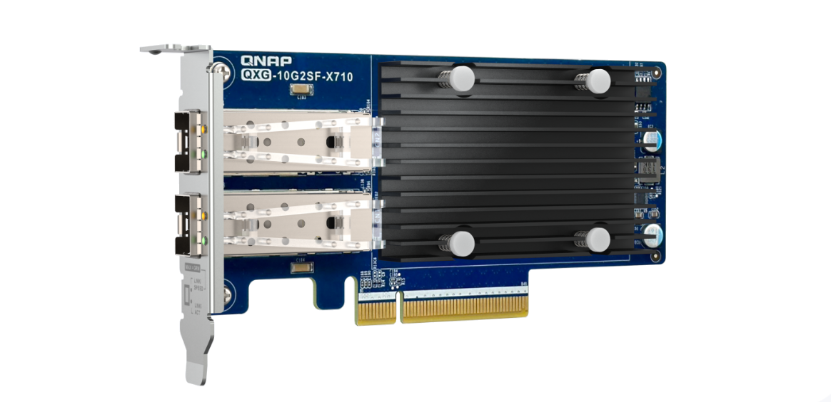 QNAP QXG-10G2SF-X710 10 GbE SFP+ Fiber Genişleme Kartı