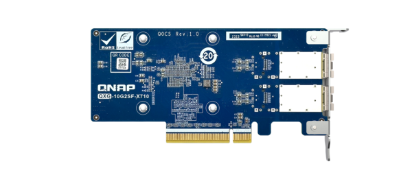 QNAP QXG-10G2SF-X710 10 GbE SFP+ Fiber Genişleme Kartı
