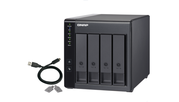 QNAP TR-004 USB Type-C Doğrudan Bağlı Depolama