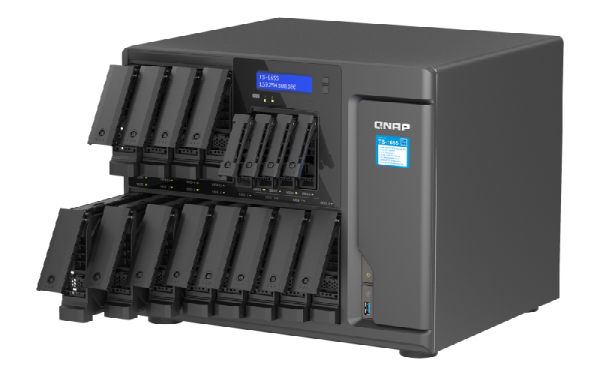 QNAP TS-1655 8GB 16HDD M2 READY NAS Depolama Ünitesi
