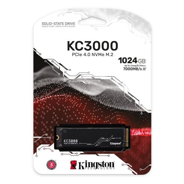Kingston 1TB KC3000 PCIe 4.0 NVMe M.2 SSD