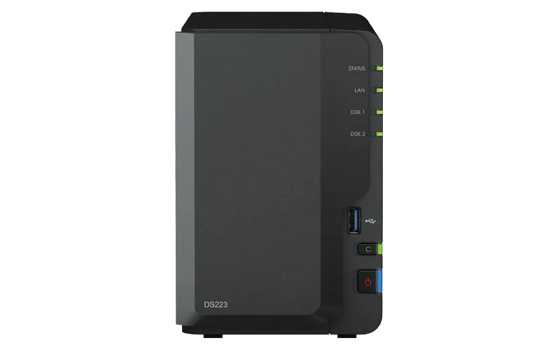 Synology DiskStation DS223 2GB NAS Depolama Ünitesi