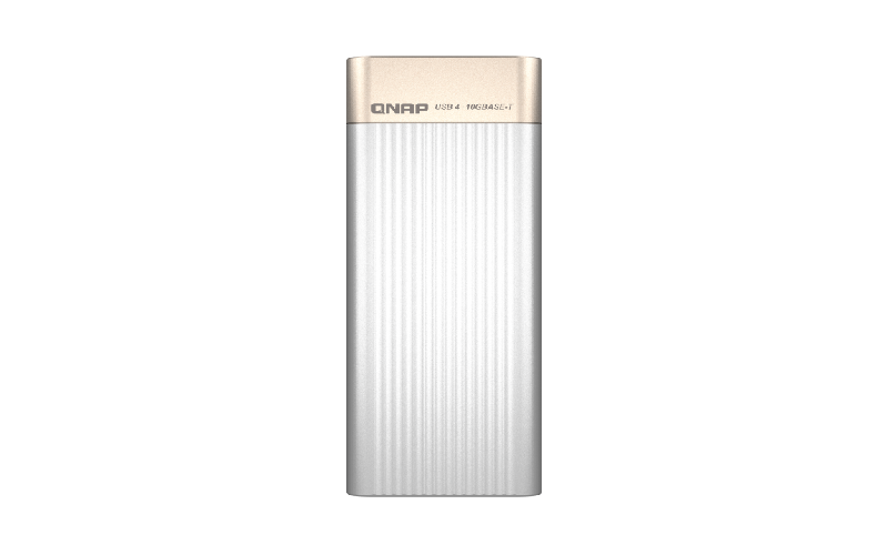 QNAP QNA-UC10G1T USB 4 Type-C - 10GBASE-T RJ45 Ağ Adaptörü, USB 4 ve Thunderbolt™ 3/4 Bağlantı Noktalarıyla Uyumlu