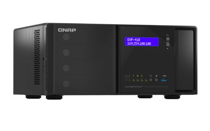 QNAP QVP-41B-8G-P – QVR Pro NVR Ağ Gözetim Sunucusu