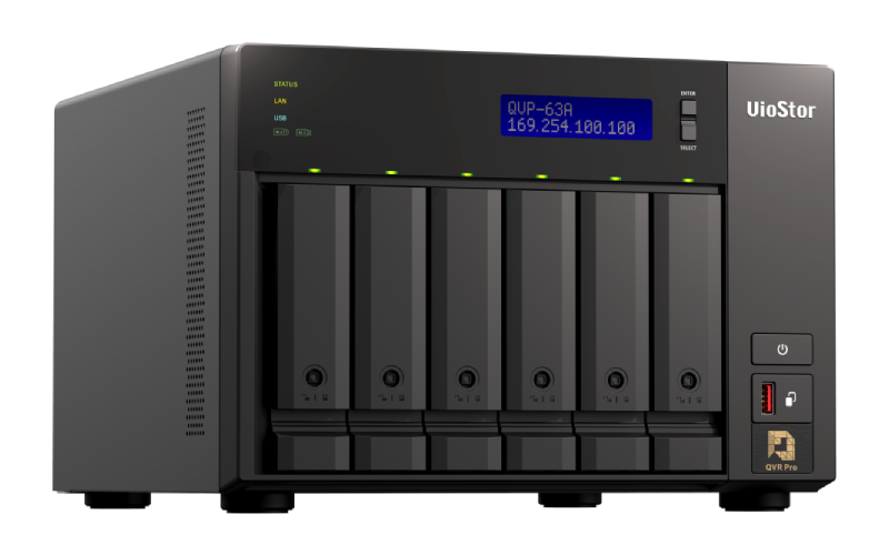 QNAP QVP-63A – QVR Pro NVR Ağ Gözetim Sunucusu