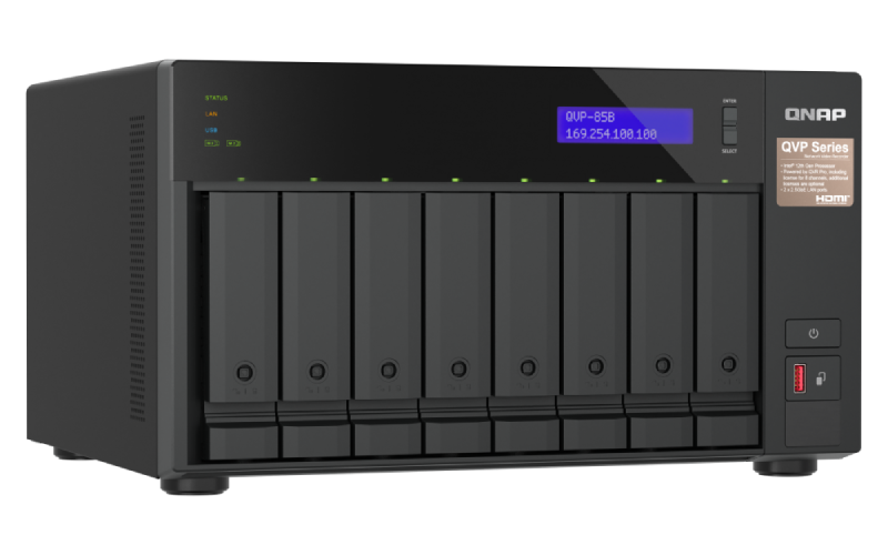 QNAP QVP-85B QVR Pro – Güçlü Ağ Gözetim Sunucusu
