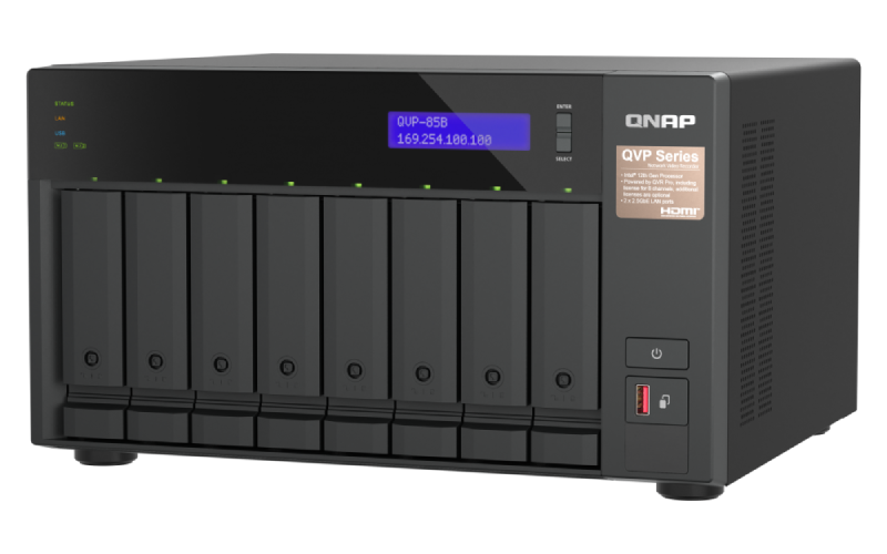 QNAP QVP-85B QVR Pro – Güçlü Ağ Gözetim Sunucusu