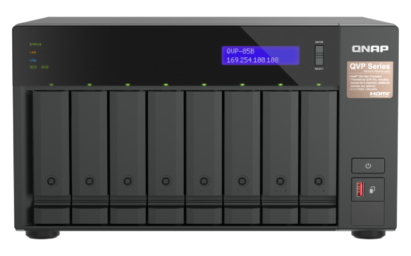 QNAP QVP-85B QVR Pro – Güçlü Ağ Gözetim Sunucusu