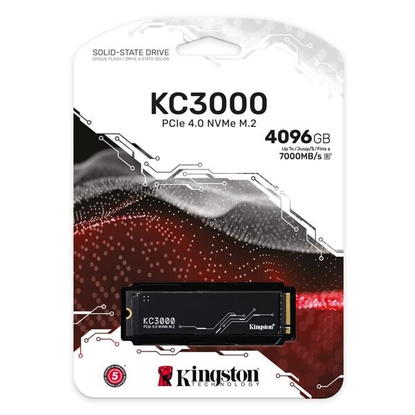 Kingstone 4 TB KC3000 PCIe 4.0 NVMe M.2 SSD