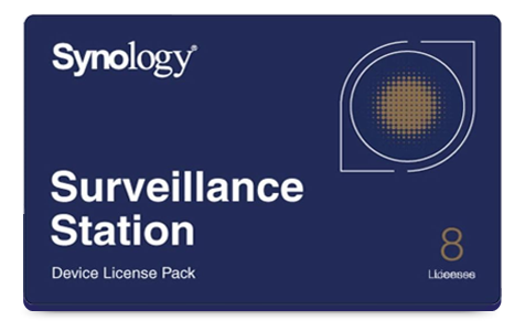Synology 8 kanal CCTV kamera kayıt lisansı