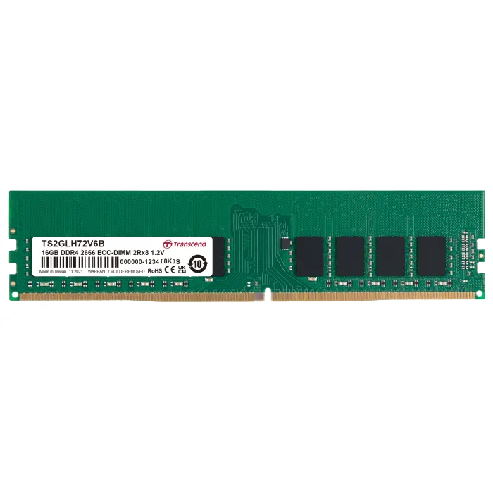 Transcend TS2GLH72V6B 16GB DDR4 2666MHz ECC RAM