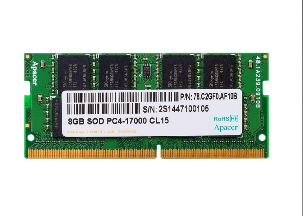 Apacer 78A2GF74000B 2GB DDR4 2400MHz RAM
