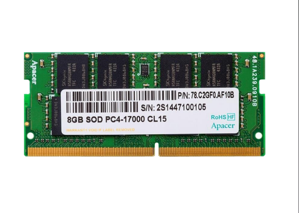 Apacer 78A2GF74000B 2GB DDR4 2400MHz RAM