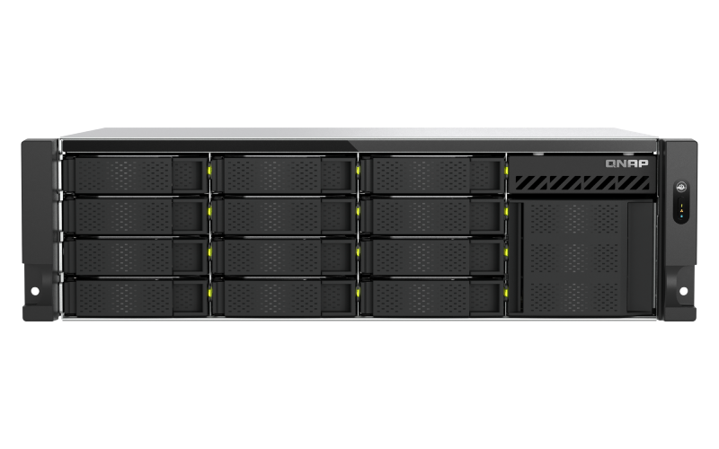 QNAP TS-h1655XeU RP 8GB 16 Yuvalı QuTS hero NAS Sunucusu