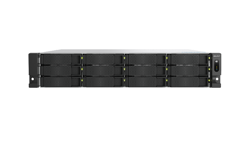 QNAP TS-h1277AXU RP R5 16GB RAM 12 HDD YUVALI RACKMOUNT NAS