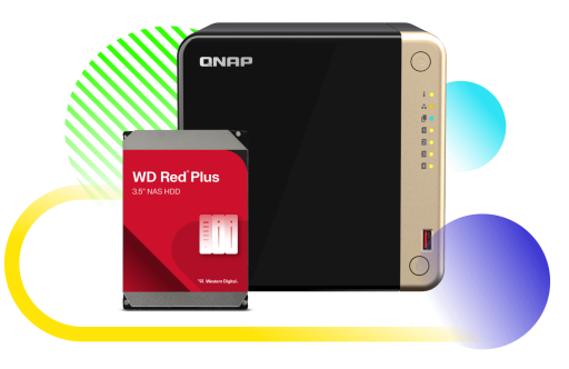 TÜM QNAP NAS ÜRÜNLERİNDE WESTERN DIGITAL NAS DİSKL